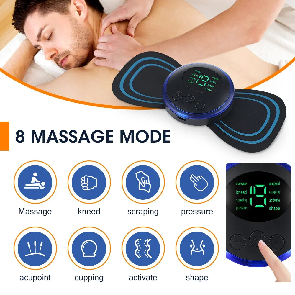 Masajeador Eléctrico EMS para Cuello y Cuerpo