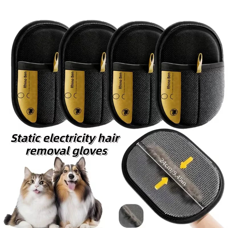 Guantes para eliminar el vello de mascotas
