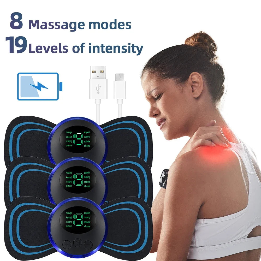 Masajeador Eléctrico EMS para Cuello y Cuerpo