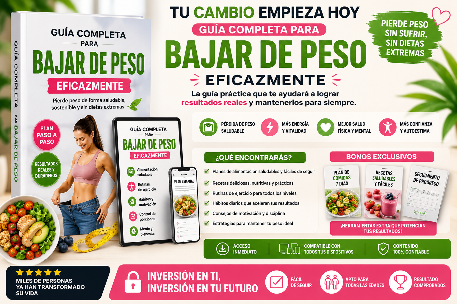 GUÍA DEFINITIVA PARA BAJAR DE PESO